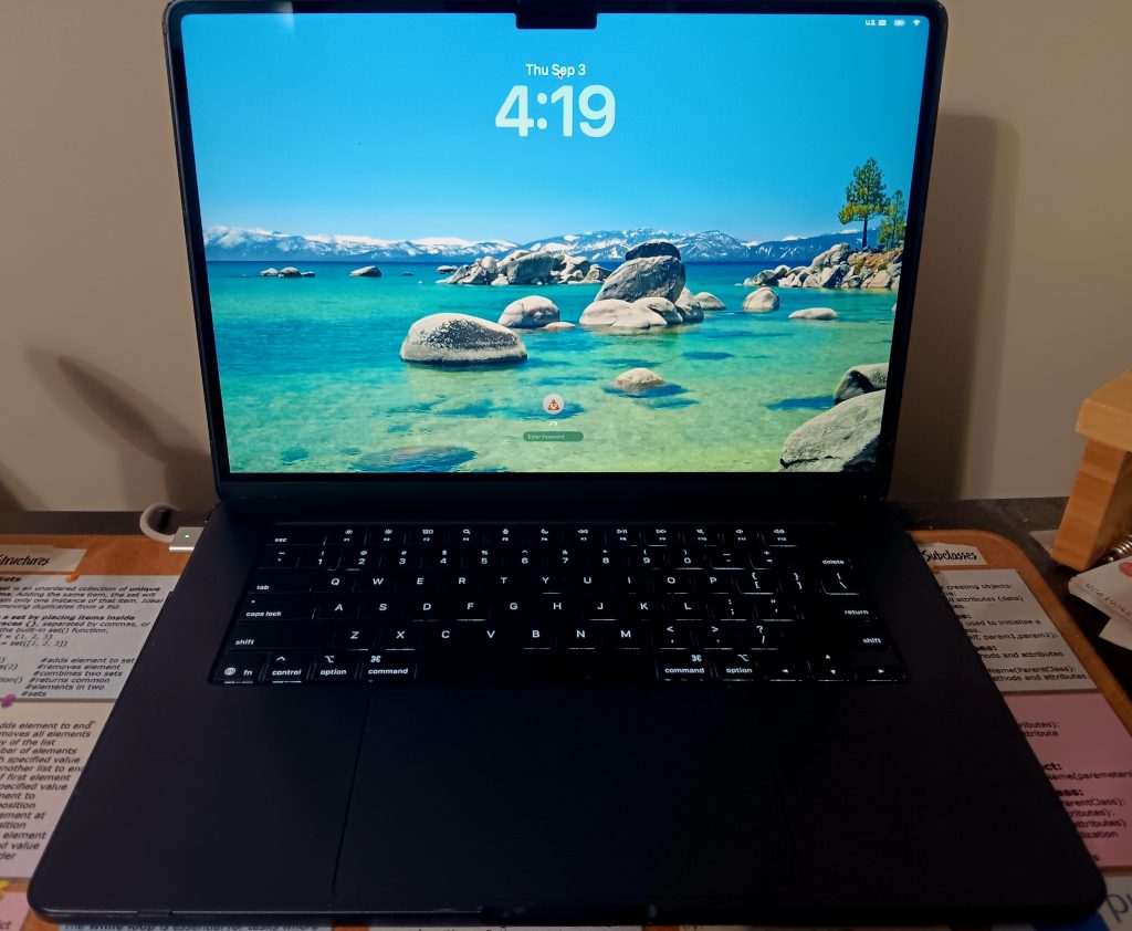 Contact laptop